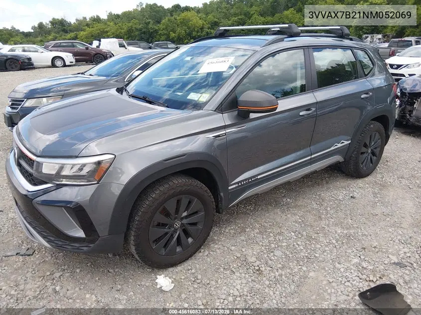 2022 Volkswagen Taos 1.5T S VIN: 3VVAX7B21NM052069 Lot: 45616083