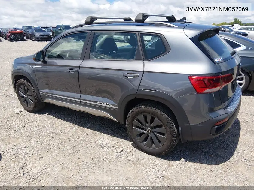 2022 Volkswagen Taos 1.5T S VIN: 3VVAX7B21NM052069 Lot: 45616083