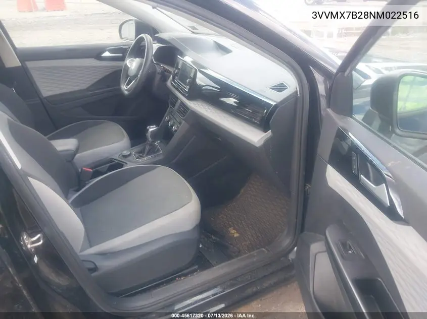 2022 Volkswagen Taos 1.5T S VIN: 3VVMX7B28NM022516 Lot: 45617320