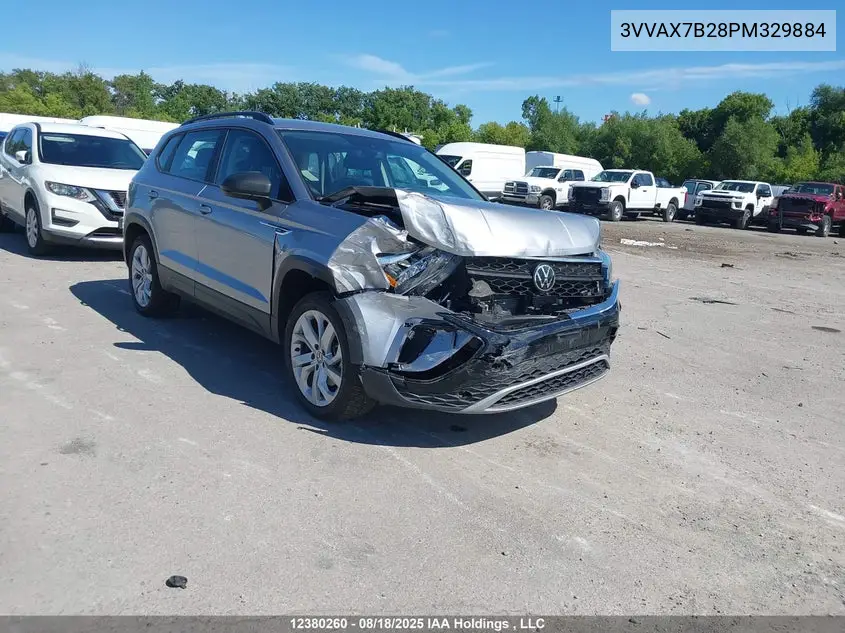 2023 Volkswagen Taos Trendline VIN: 3VVAX7B28PM329884 Lot: 12380260
