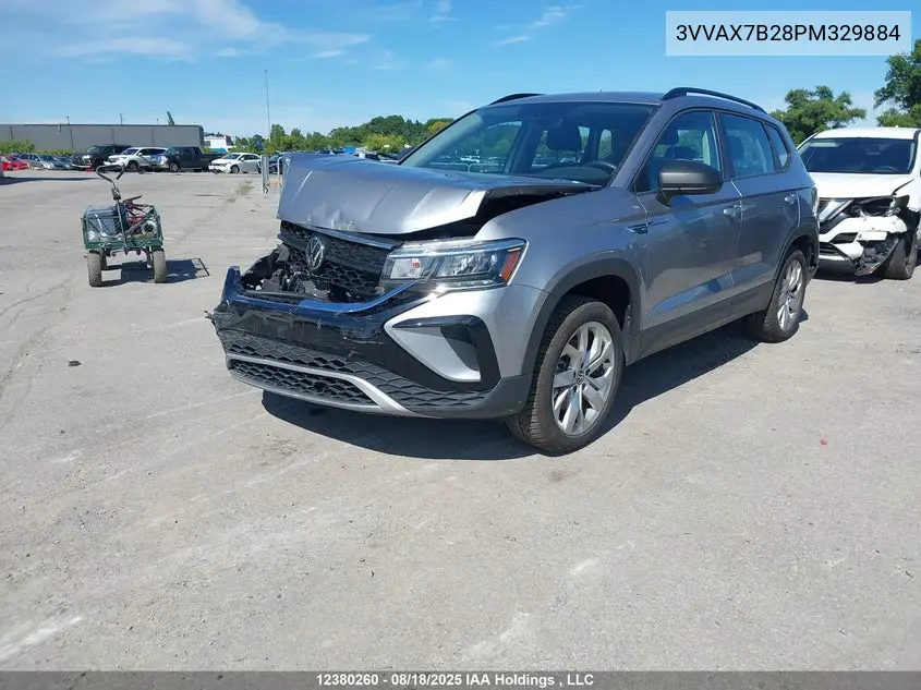 2023 Volkswagen Taos Trendline VIN: 3VVAX7B28PM329884 Lot: 12380260