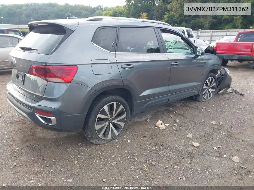 3VVNX7B27PM311362 2023 Volkswagen Taos 1.5T Se