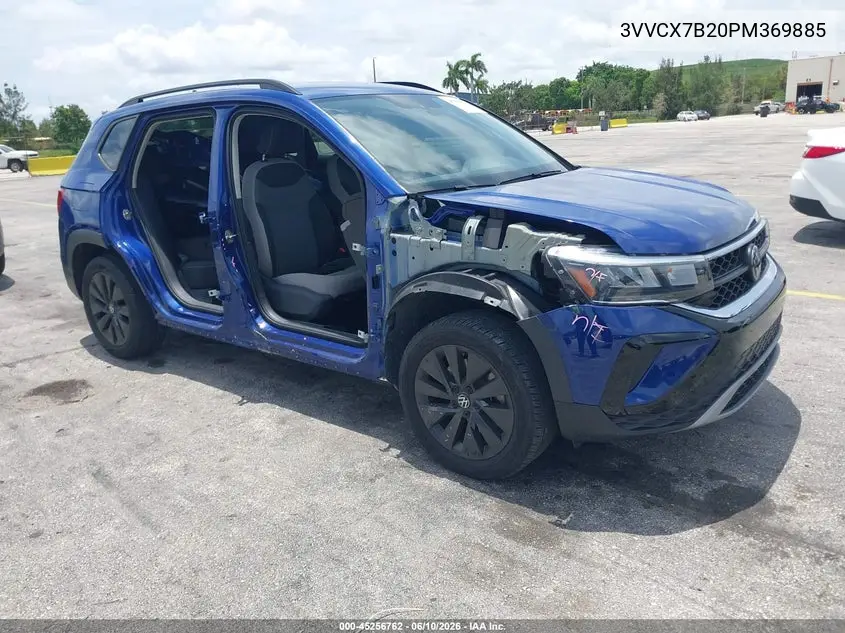 2023 Volkswagen Taos 1.5T S VIN: 3VVCX7B20PM369885 Lot: 45256762