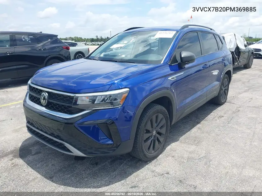2023 Volkswagen Taos 1.5T S VIN: 3VVCX7B20PM369885 Lot: 45256762