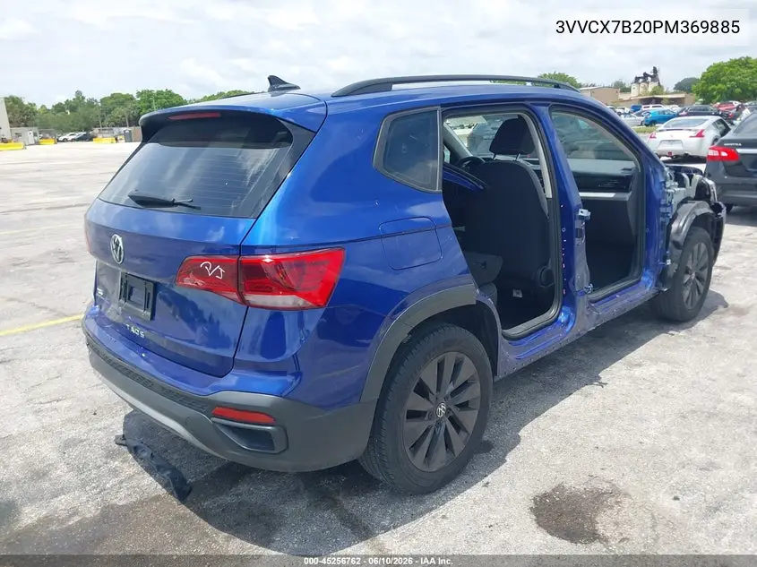 2023 Volkswagen Taos 1.5T S VIN: 3VVCX7B20PM369885 Lot: 45256762