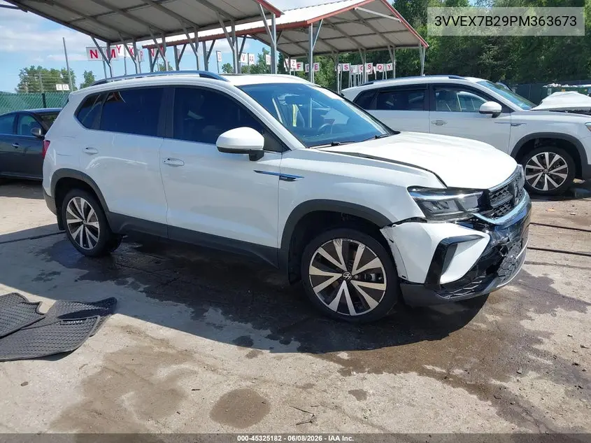 2023 Volkswagen Taos 1.5T Se VIN: 3VVEX7B29PM363673 Lot: 45325182