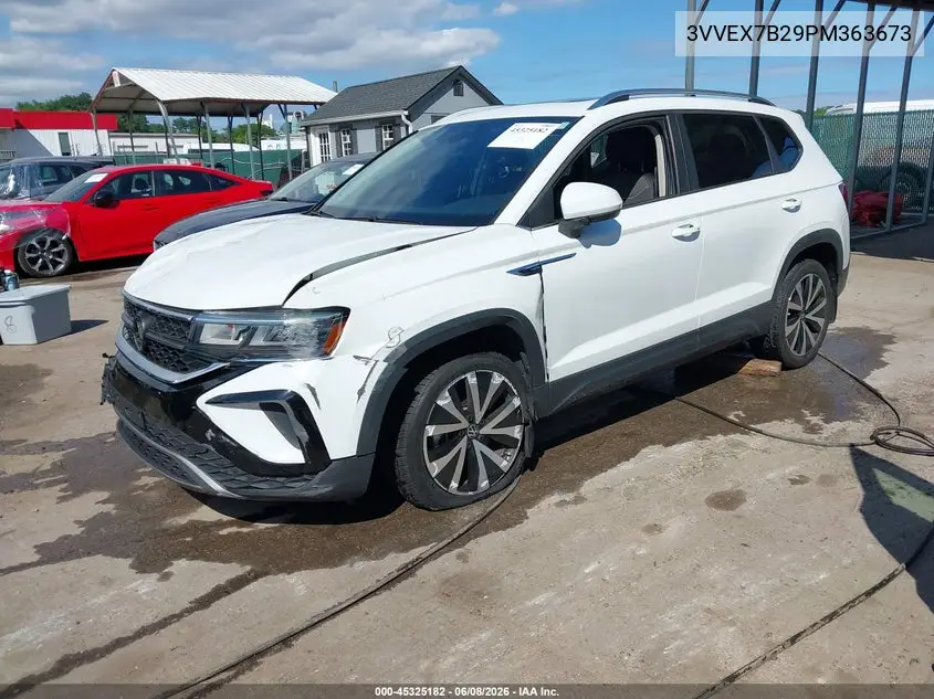 2023 Volkswagen Taos 1.5T Se VIN: 3VVEX7B29PM363673 Lot: 45325182