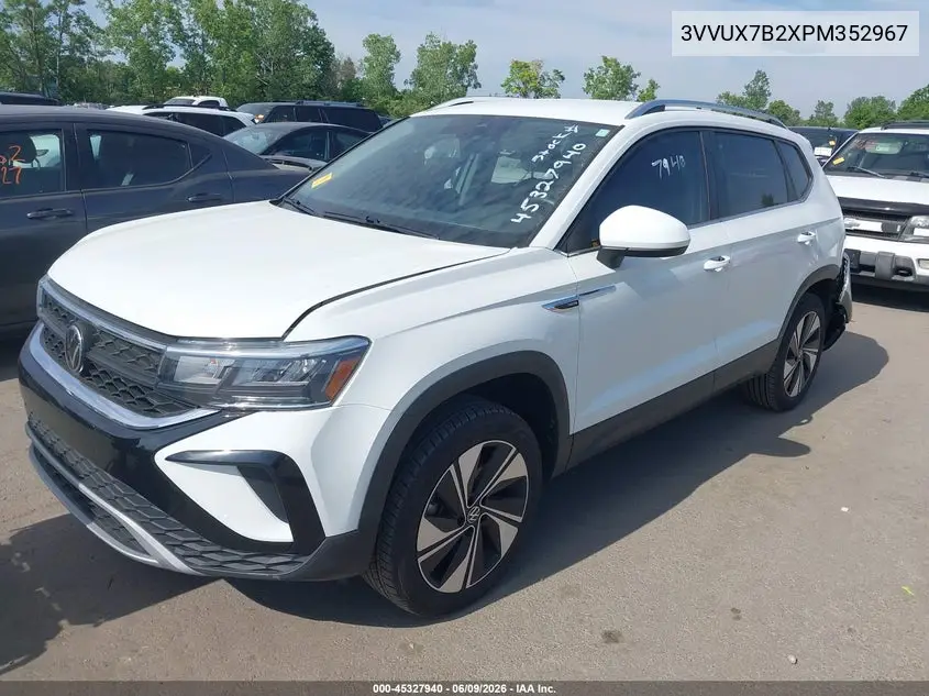 2023 Volkswagen Taos 1.5T Se VIN: 3VVUX7B2XPM352967 Lot: 45327940