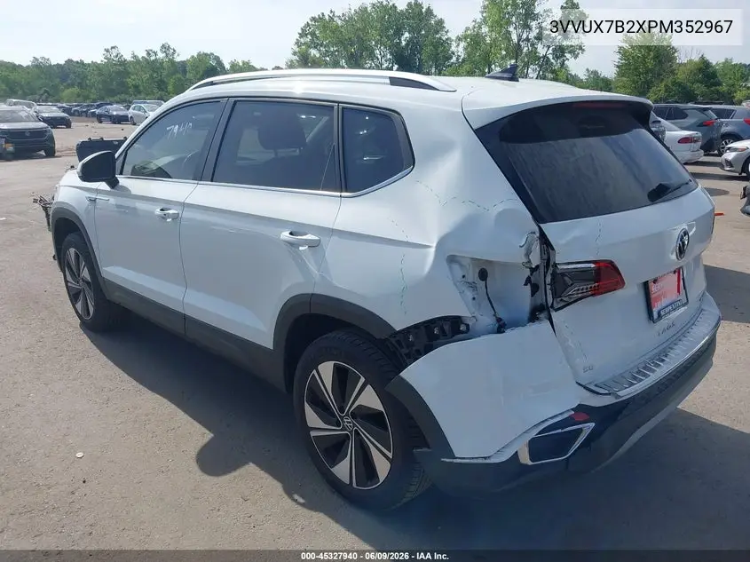 2023 Volkswagen Taos 1.5T Se VIN: 3VVUX7B2XPM352967 Lot: 45327940