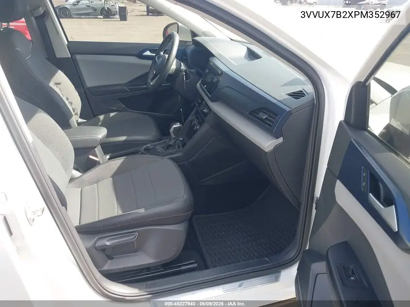 2023 Volkswagen Taos 1.5T Se VIN: 3VVUX7B2XPM352967 Lot: 45327940