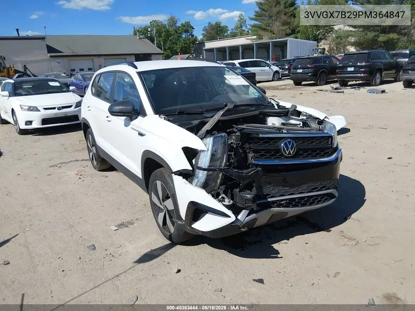 2023 Volkswagen Taos 1.5T S VIN: 3VVGX7B29PM364847 Lot: 45363444