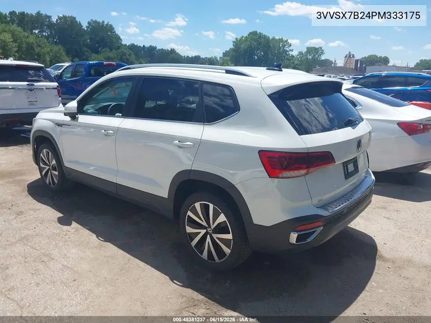 2023 Volkswagen Taos 1.5T Se VIN: 3VVSX7B24PM333175 Lot: 45381237