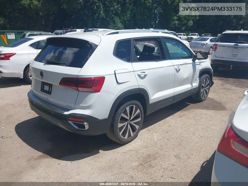 2023 Volkswagen Taos 1.5T Se VIN: 3VVSX7B24PM333175 Lot: 45381237