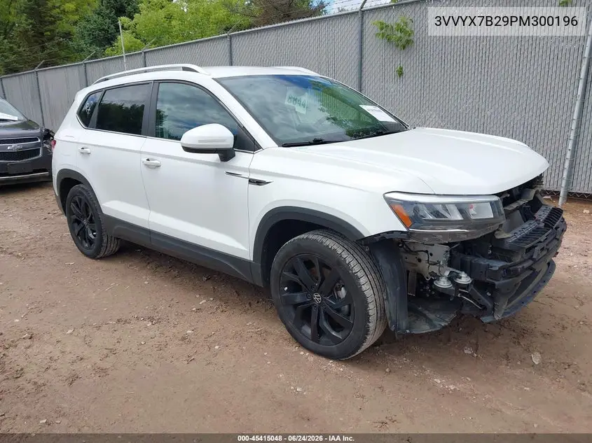 2023 Volkswagen Taos 1.5T Se VIN: 3VVYX7B29PM300196 Lot: 45415048