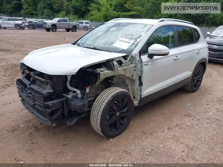 2023 Volkswagen Taos 1.5T Se VIN: 3VVYX7B29PM300196 Lot: 45415048