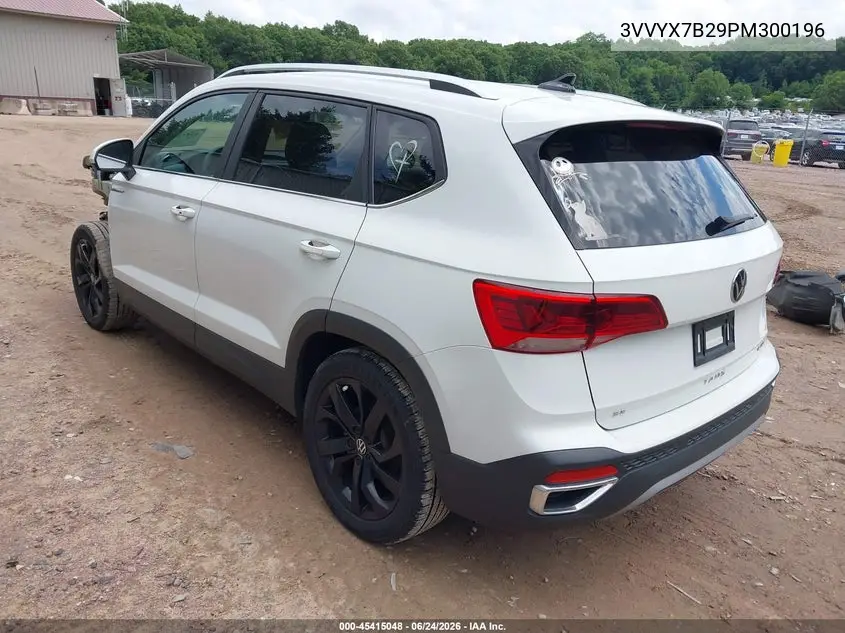 2023 Volkswagen Taos 1.5T Se VIN: 3VVYX7B29PM300196 Lot: 45415048