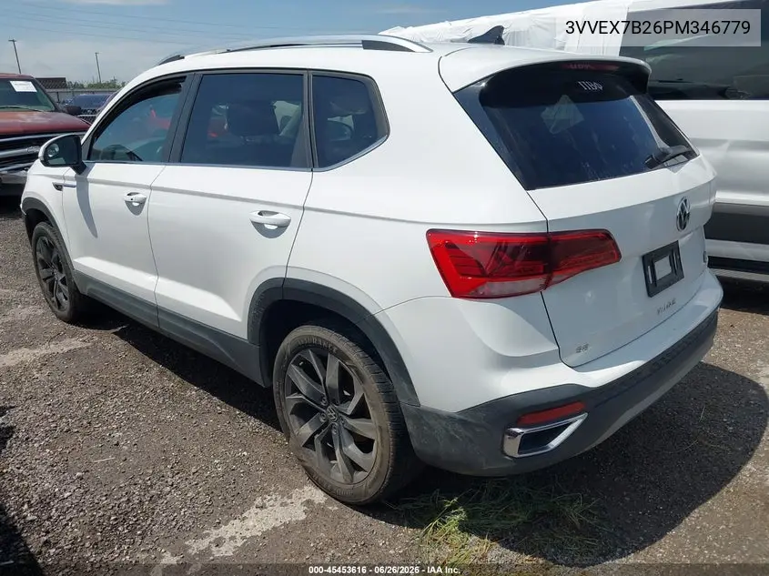 2023 Volkswagen Taos 1.5T Se VIN: 3VVEX7B26PM346779 Lot: 45453616