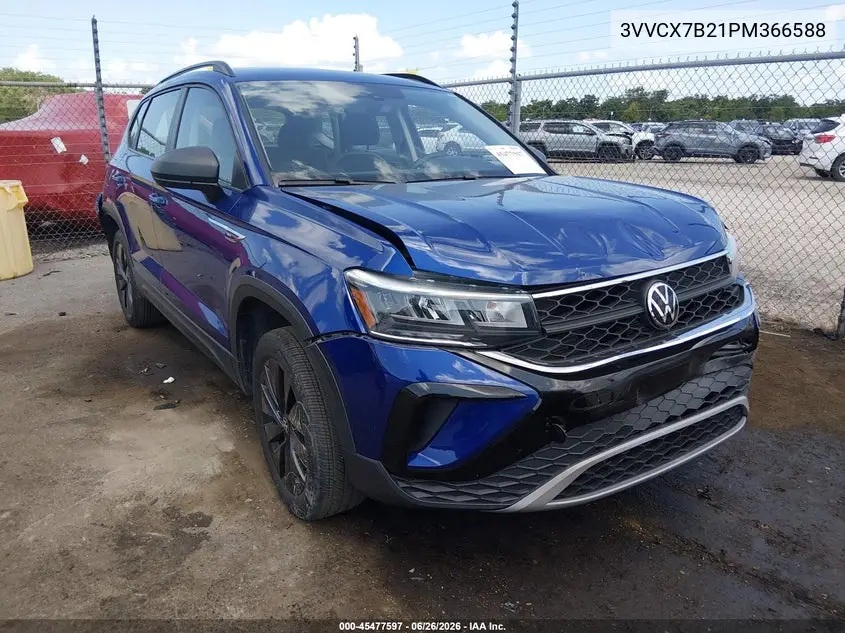2023 Volkswagen Taos 1.5T S VIN: 3VVCX7B21PM366588 Lot: 45477597