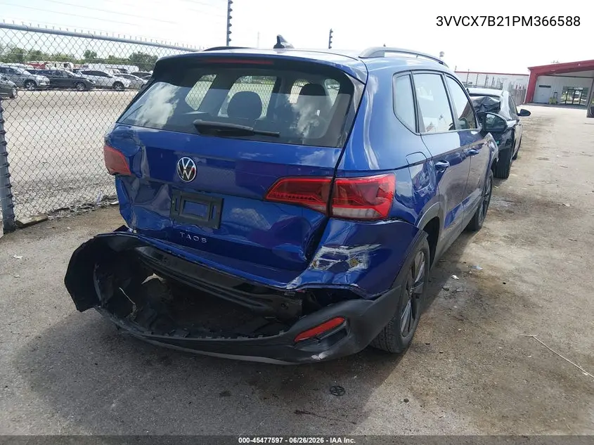 2023 Volkswagen Taos 1.5T S VIN: 3VVCX7B21PM366588 Lot: 45477597
