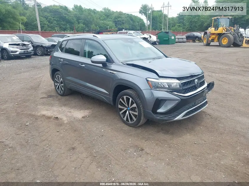 2023 Volkswagen Taos 1.5T Se VIN: 3VVNX7B24PM317913 Lot: 45481976
