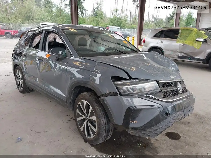 2023 Volkswagen Taos 1.5T Se VIN: 3VVNX7B25PM334459 Lot: 45523255
