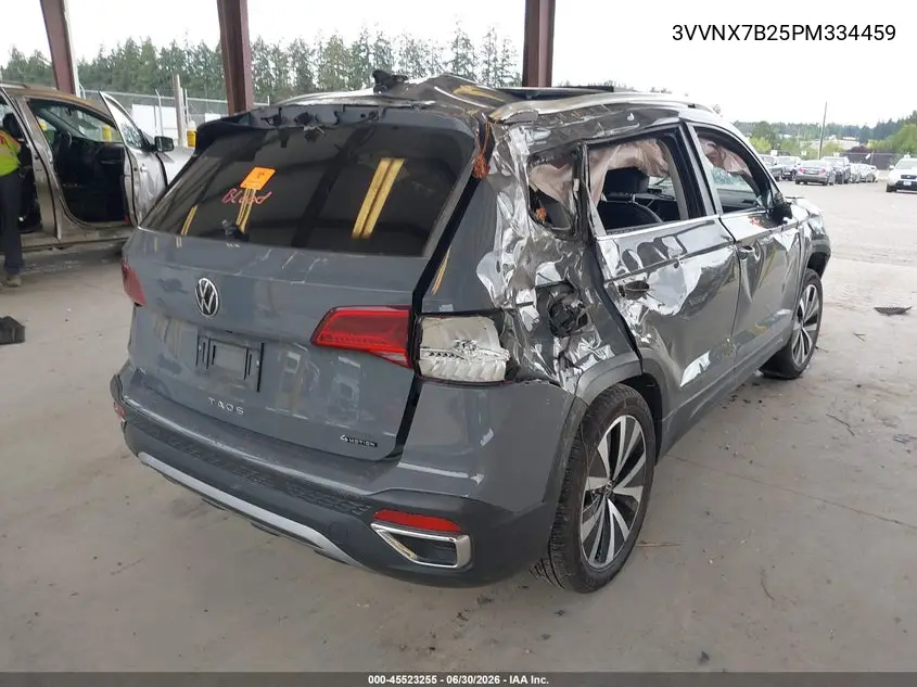 2023 Volkswagen Taos 1.5T Se VIN: 3VVNX7B25PM334459 Lot: 45523255