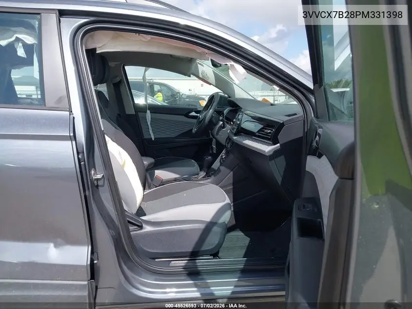 2023 Volkswagen Taos 1.5T S VIN: 3VVCX7B28PM331398 Lot: 45526593