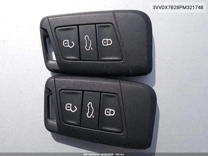 2023 Volkswagen Taos 1.5T S VIN: 3VVDX7B28PM321748 Lot: 45529414