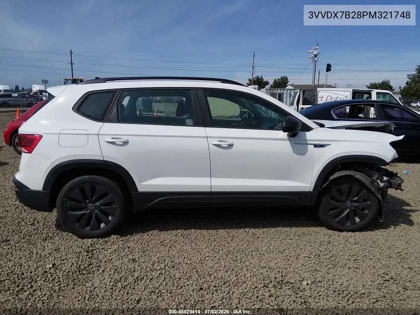 2023 Volkswagen Taos 1.5T S VIN: 3VVDX7B28PM321748 Lot: 45529414