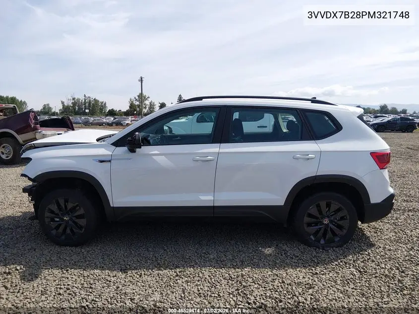 2023 Volkswagen Taos 1.5T S VIN: 3VVDX7B28PM321748 Lot: 45529414