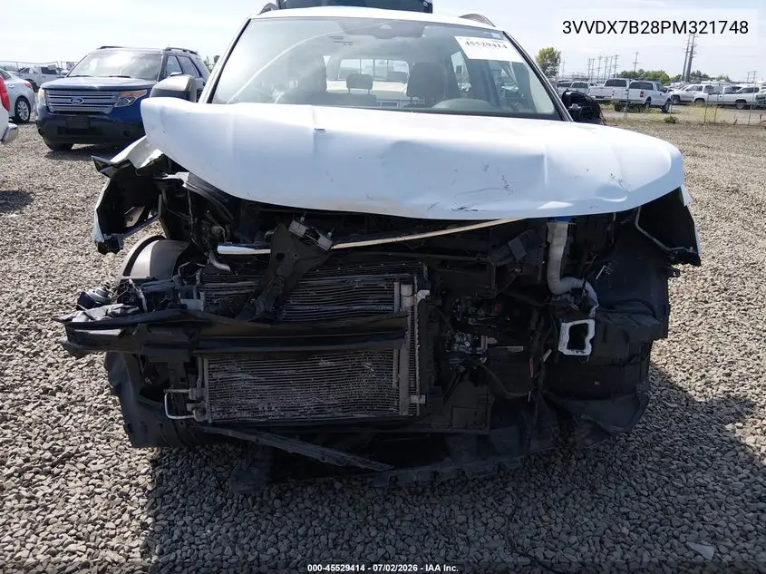 2023 Volkswagen Taos 1.5T S VIN: 3VVDX7B28PM321748 Lot: 45529414