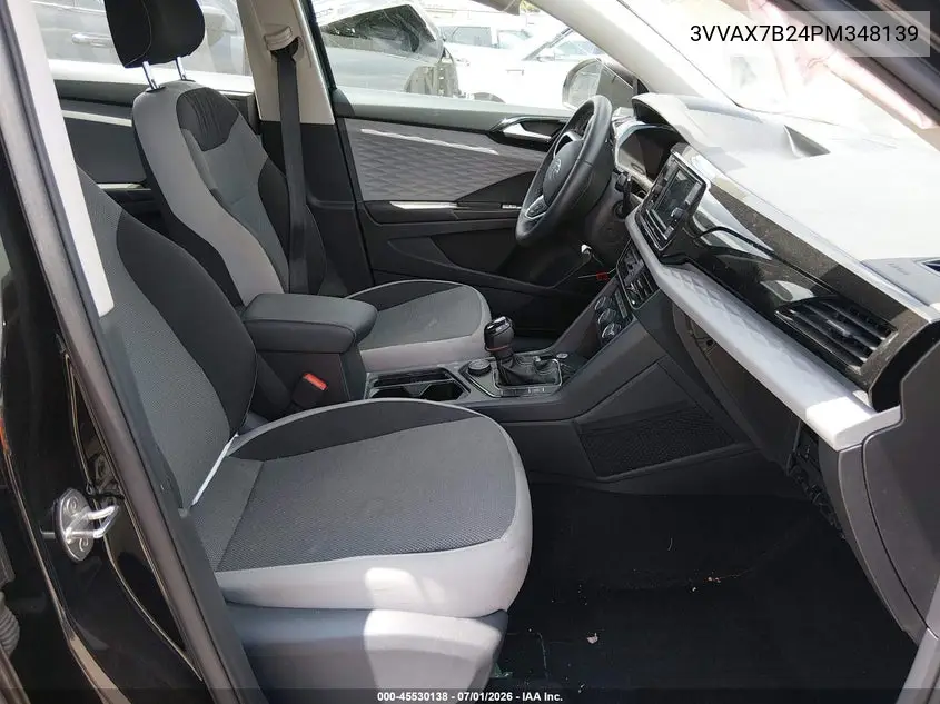 2023 Volkswagen Taos 1.5T S VIN: 3VVAX7B24PM348139 Lot: 45530138