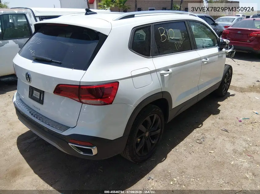2023 Volkswagen Taos 1.5T Se VIN: 3VVEX7B29PM350924 Lot: 45546784