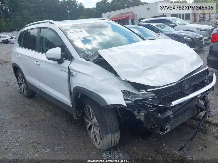 2023 Volkswagen Taos 1.5T Se VIN: 3VVEX7B2XPM345506 Lot: 45553789