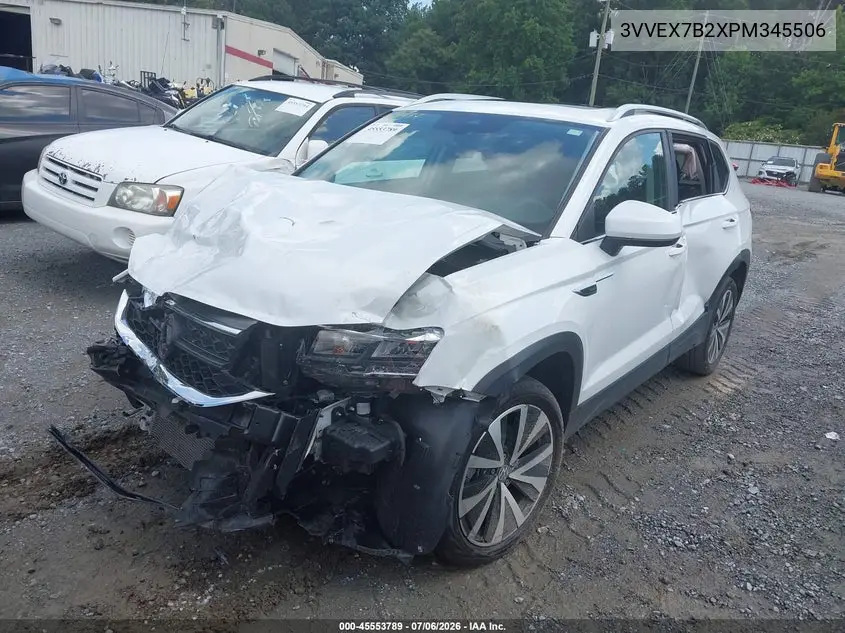 2023 Volkswagen Taos 1.5T Se VIN: 3VVEX7B2XPM345506 Lot: 45553789
