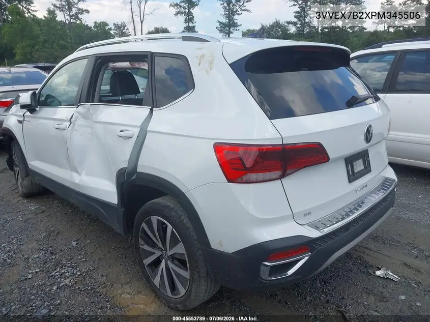 2023 Volkswagen Taos 1.5T Se VIN: 3VVEX7B2XPM345506 Lot: 45553789