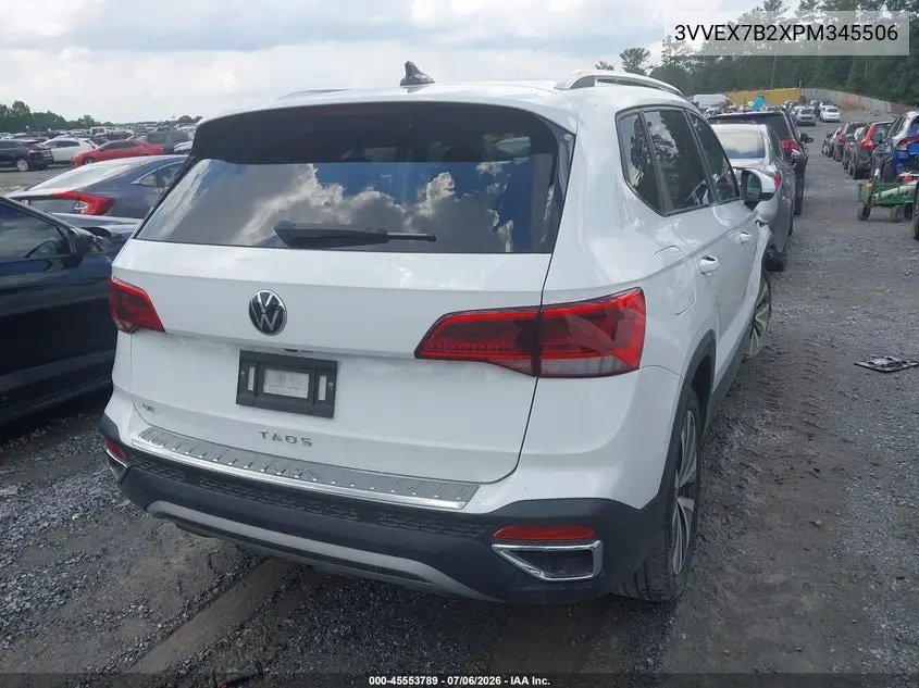 2023 Volkswagen Taos 1.5T Se VIN: 3VVEX7B2XPM345506 Lot: 45553789