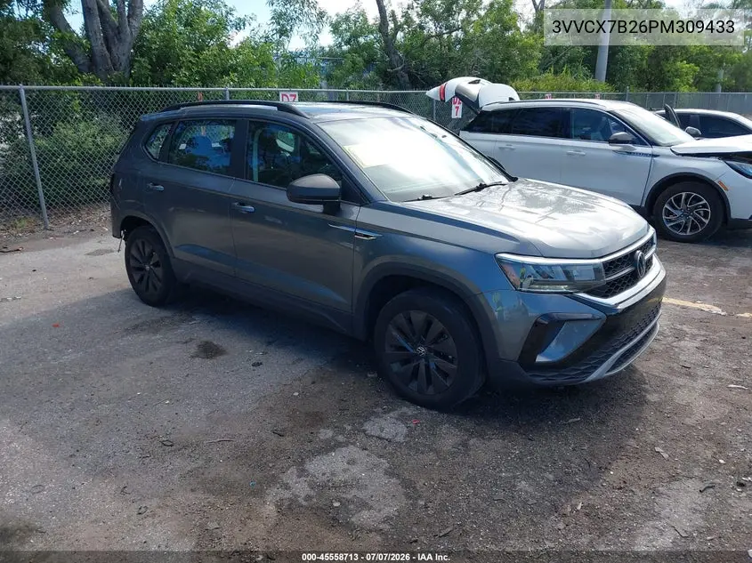 2023 Volkswagen Taos 1.5T S VIN: 3VVCX7B26PM309433 Lot: 45558713