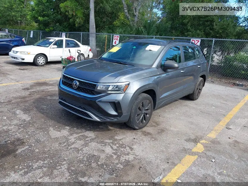 2023 Volkswagen Taos 1.5T S VIN: 3VVCX7B26PM309433 Lot: 45558713