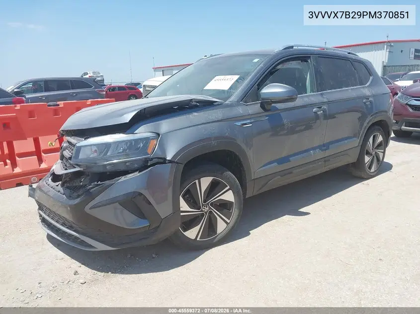 2023 Volkswagen Taos 1.5T Se VIN: 3VVVX7B29PM370851 Lot: 45559372