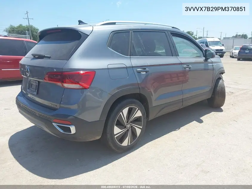 2023 Volkswagen Taos 1.5T Se VIN: 3VVVX7B29PM370851 Lot: 45559372