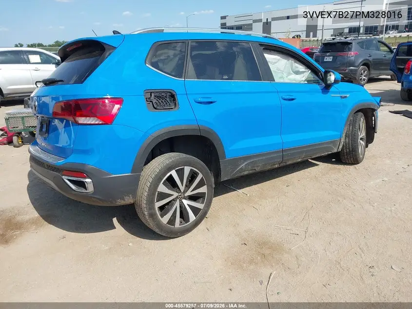 2023 Volkswagen Taos 1.5T Se VIN: 3VVEX7B27PM328016 Lot: 45579257