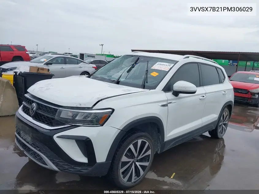 2023 Volkswagen Taos 1.5T Se VIN: 3VVSX7B21PM306029 Lot: 45605329