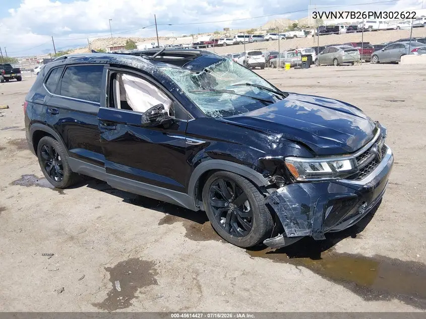 2023 Volkswagen Taos 1.5T Se VIN: 3VVNX7B26PM302622 Lot: 45614427