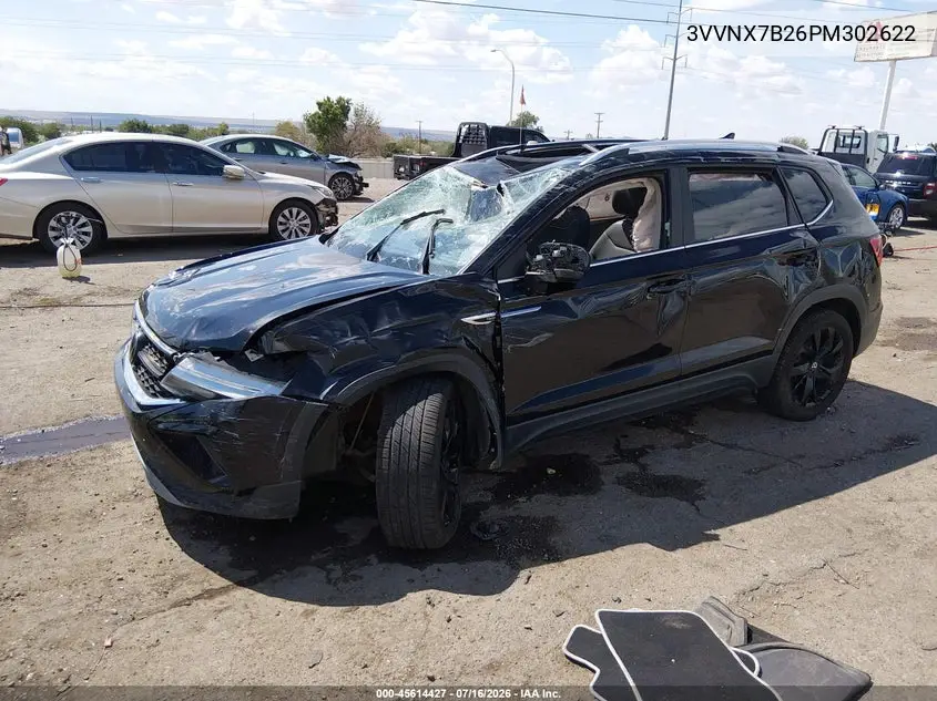 2023 Volkswagen Taos 1.5T Se VIN: 3VVNX7B26PM302622 Lot: 45614427