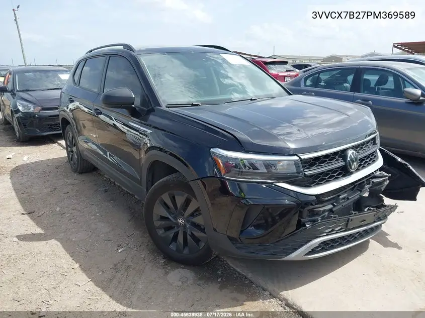 2023 Volkswagen Taos 1.5T S VIN: 3VVCX7B27PM369589 Lot: 45639938