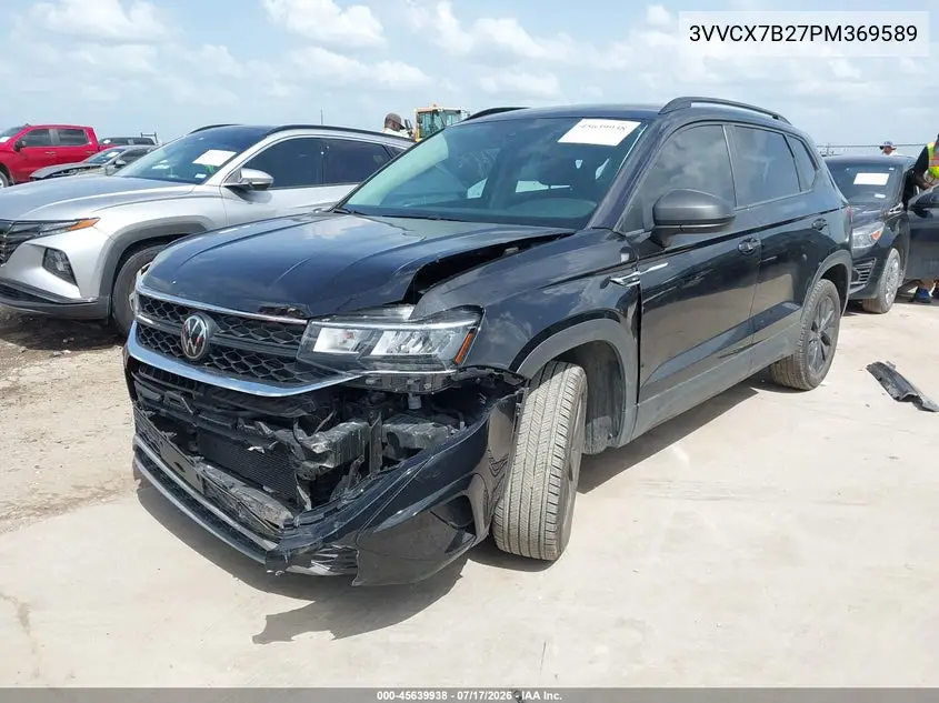 2023 Volkswagen Taos 1.5T S VIN: 3VVCX7B27PM369589 Lot: 45639938