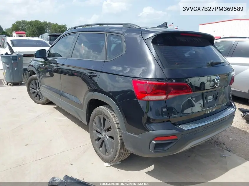 2023 Volkswagen Taos 1.5T S VIN: 3VVCX7B27PM369589 Lot: 45639938
