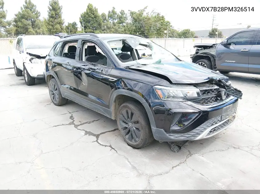 2023 Volkswagen Taos 1.5T S VIN: 3VVDX7B28PM326514 Lot: 45650969