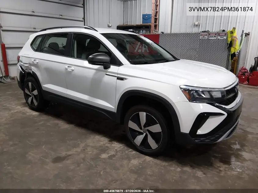 2023 Volkswagen Taos 1.5T S VIN: 3VVMX7B24PM361874 Lot: 45676879